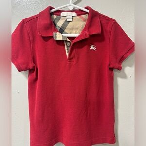Burberry polo shirt boys size 4 years old used in a good condition